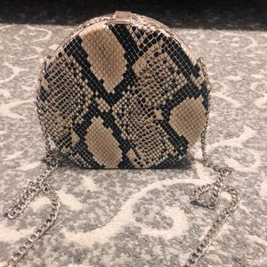 Snake print bag